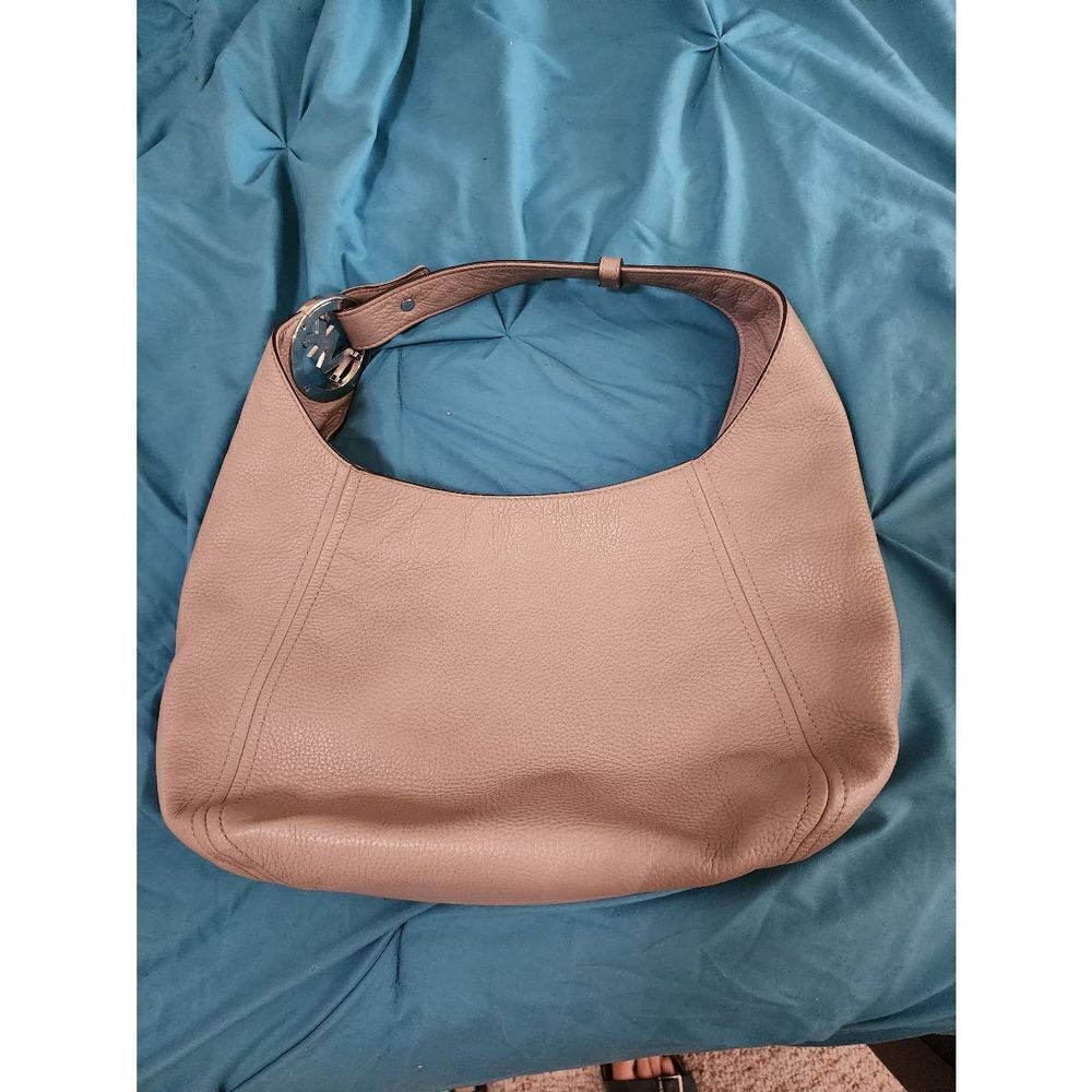 Michael Kors Gray Leather Purse - Picture 4 of 10